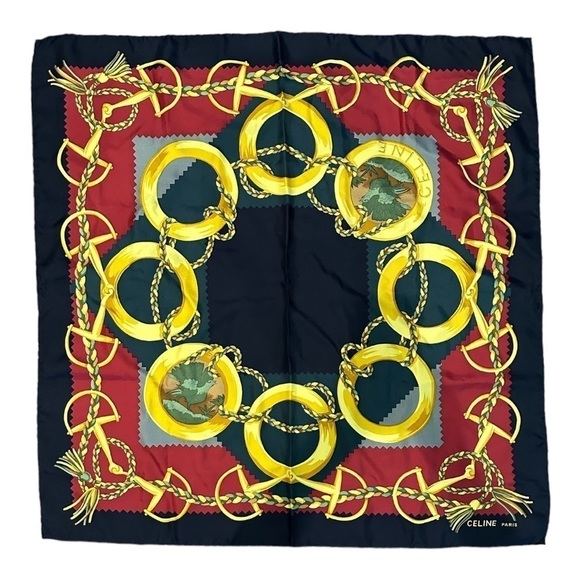 Vintage Céline Silk Scarf - Picture 1 of 6